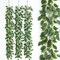 Artificial Vines Garland 42'' Fake Ficus Vine Greenery Garland Silk Green Leaves Decoration Faux Hanging Plants for Wedding Table Centerpieces Wall Room Decor